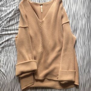 Free people pink sweater